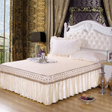 欧式蕾丝夹棉床裙枕套三件套韩版公主床罩加厚床盖1.5米1.8m包邮