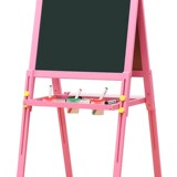 喜贝贝彩色实木画板双面磁性儿童写字板小黑板家用支架式宝宝画架