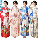 新款日式和服 酒吧女cosplay 日本和服正装 女士浴衣制服印花便装