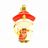 中国风特色 青花瓷钥匙扣 出国商务礼物 送老外礼品 故宫系列