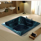 果敢浴缸嵌入式浴缸双人冲浪按摩亚克力浴缸恒温加热1.6米760促销