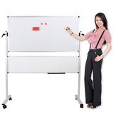 VIZ-PRO 白板支架式移动磁性教学办公家用双面白板黑板60*120cm