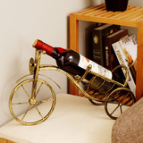 欧润哲 复古单车造型红酒架葡萄酒架酒瓶架子 桌面时尚酒瓶架摆件
