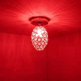 欧式创意个性水晶吸顶灯过道灯装饰背景射灯走廊玄关灯饰灯具