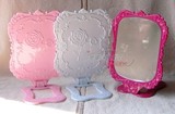 【A023】婚庆专用安娜苏镜子 蔷薇花 折叠化妆镜子大号玫瑰台镜
