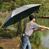 户外遮阳钓鱼伞1.8米渔具伞防紫外线太阳伞带防风绳铁插防晒雨伞