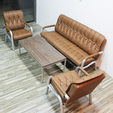 办公沙发会客沙发简易现代休闲小型办公室沙发组合三人位客厅沙发