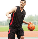 双面篮球服秋冬新款篮球训练服套装多V领篮球背心diy定制印号