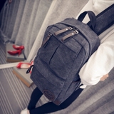 2015新款双肩包女士韩版潮行李背包男式包包帆布旅行包大容量书包