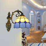 欧式蒂凡尼壁灯床头过道阳台卧室复古创意地中海卫生间浴室镜前灯