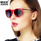 阿米尼偏光太阳镜女 墨镜女 优雅简约大框时尚太阳眼镜防辐射