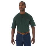美国直邮Wrangler/威格W5343R短袖门筒领舒适柔软T恤汗衫男装