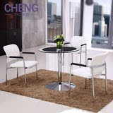 cheng办公家具办公桌洽谈桌圆型会议桌咖啡桌椅组合接待桌