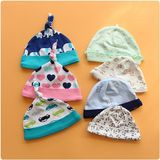 出口美国原单纯棉婴儿帽子新生儿胎帽早产儿小宝宝保暖帽子圆顶！