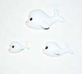 小海豚卡通动物冰箱贴磁贴白板贴 创意立体树脂磁铁贴 韩国日本