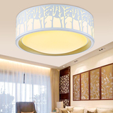 led卧室灯温馨现代简约创意吸顶灯 圆形客厅灯餐厅儿童树枝灯具