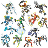 乐高生化战士2bionicle 骷髅系列 寒冰大师 男孩机器人拼装玩具