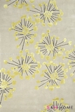 设计师推荐工厂直销蒲公英黄色植物图案样板间卧室客厅定制地毯