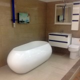 新款双层保温亚克力浴缸浴盆1.8米独立式压克力高档浴缸欧式浴缸