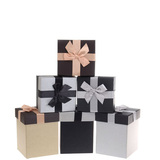瑞迪斯 韩式精美礼品盒 纯色蝴蝶结的正方形 苹果盒 礼盒手表盒