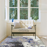 巴洛克 印度进口泼墨手工羊毛加丝地毯美式法式卧室客厅书房地毯