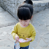 女童春装长袖T恤卫衣123-4岁儿童宝宝打底衫服装韩版休闲上衣潮款