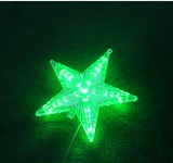 LED圣诞装饰五星灯串 发光五角星装饰灯 节庆彩灯 节庆装饰品