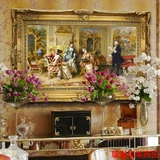 赐禄欧式油画高档宫廷古典人物装饰画客厅沙发背景别墅挂壁画酒店