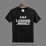 新款男士纯棉圆领短袖T恤詹姆斯23号篮球印花夏季潮流运动半袖