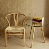 古典实木餐椅休闲咖啡吧台圈椅电脑会议办公椅子欧式宜家创意藤椅
