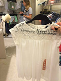 欧洲代购 现货 西班牙Zara女童装正品白色花朵连衣裙1-2岁85-90cm