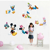米奇米妮唐老鸭米老鼠墙贴纸 可移除儿童房可爱卡通幼儿园墙贴画