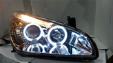 一汽奔腾b50B50改装白光天使眼双光透镜氙气b50汽车前大灯总成
