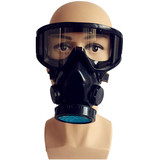 防尘面具工业防尘面罩工地喷漆打磨电焊粉尘口罩农药甲醛化工面罩