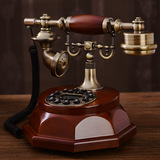 欧式电话机复古电话座机仿古电话机高档家用电话机创意美式电话机