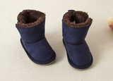 童鞋 冬季1-2岁男女童日系原单加绒魔术贴保暖防滑雪地靴短靴Z009