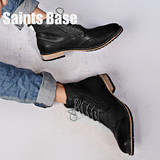 Saints Base英伦布洛克雕花复古男靴子 All in新款欧美风潮流男鞋