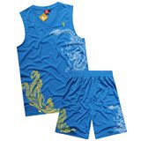 包邮乔丹篮球服套装男女儿童小学生训练服比赛篮球运动服可印字号
