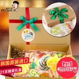 糖果礼盒韩国进口棒棒糖果帕克大叔儿童零食生日创意定制散装包邮