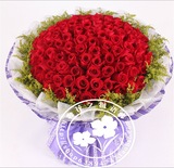 99朵红玫瑰生日求婚鲜花黄岛胶南即墨城阳花速递青岛鲜花同城配送