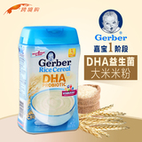 Gerber美国嘉宝进口米粉婴幼儿1段DHA益生菌大米米粉米糊227g