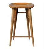 美式复古全实木酒吧吧台椅凳简易咖啡馆餐椅做旧loft高脚椅子特价