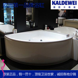 德国卡德维浴缸 910 嵌入式钢板搪瓷浴缸 三角异形浴缸 扇形浴缸