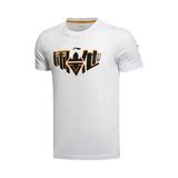 专柜正品 李宁CBA篮球系列 男装 常规收口短袖T恤AHSK755