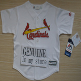 棒球服美版正品MLB圣路易斯红雀儿童装成人装亲子装运动服短袖t恤