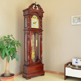 美式古典摆钟 欧式 落地钟 实木客厅座钟 北极星机芯机械立钟包邮