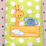棉套件加高婴儿床围宝宝睡袋防踢被替换床围哈利兔婴儿床上用品纯