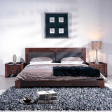 新中式实木床 明清仿古双人床1.8米 婚床1.5米高档卧室家具小户型