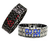 清仓日本设计个性概念电子表 情侣时装手表 高科技LED熔岩表