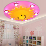 儿童卧室吸顶灯 创意卡通形状现代简约led护眼太阳花节能灯 包邮